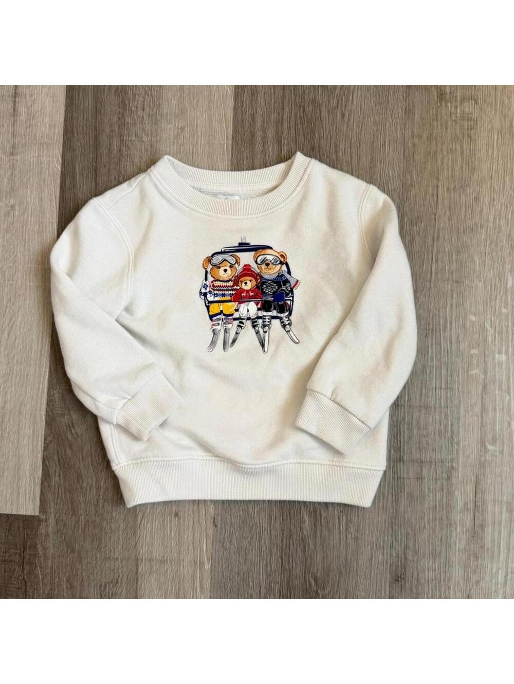 Ralph Lauren Kid's White and Cream Sweatshirt